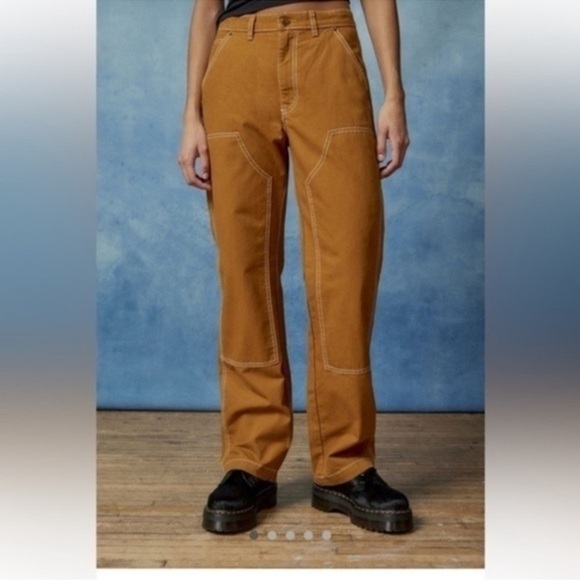 BDG Pants - NWOT Women’s Urban Outfitters BDG Brown Canvas Cotton Carpenter Pants SZ 26